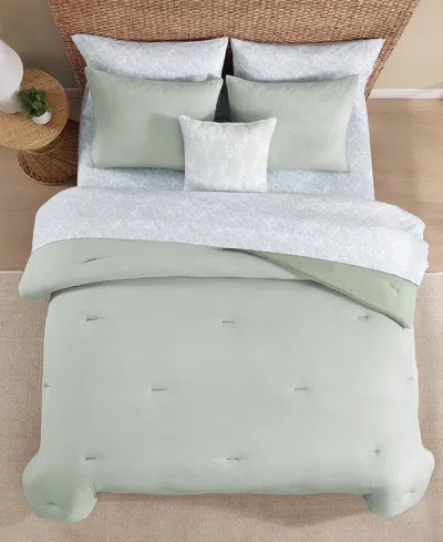 Tommy Bahama Seersucker Solid 8-pc. Comforter Set, King