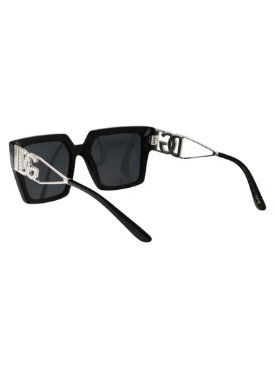 Dolce & Gabbana Embellished Square-frame Sunglasses