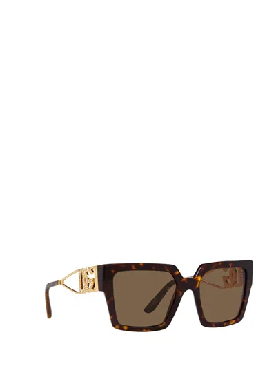 Dolce & Gabbana Tortoiseshell-effect Square-frame Sunglasses