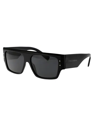 Dolce & Gabbana Black Acetate Sunglasses