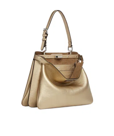 Fendi Champagne-coloured Leather Bag
