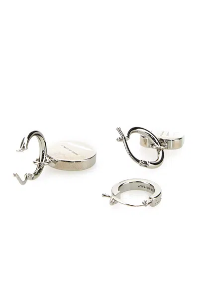 Miu Miu Logo Earrings Three-piece Set