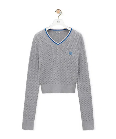 Loewe Sweater In Cotton In Brown