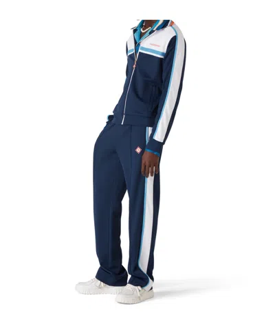Casablanca Ribbed Collar Side Pockets Track Jacket In Multi
