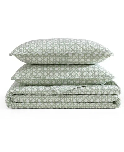 Tommy Bahama Diamond Isle Cotton Reversible 3-pc. Quilt Set, King
