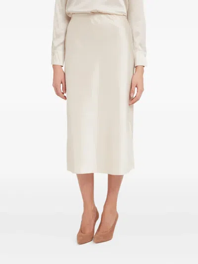 Alice And Olivia Maeve Satin Midi Skirt