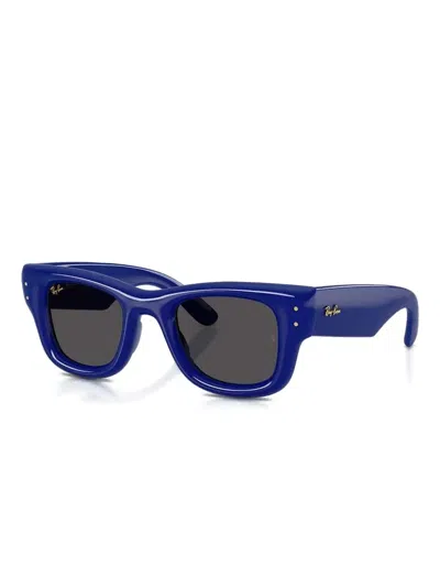 Ray Ban Ray-ban Wayfarer Puffer A$ap Rocky Square Sunglasses, 47mm In Blue