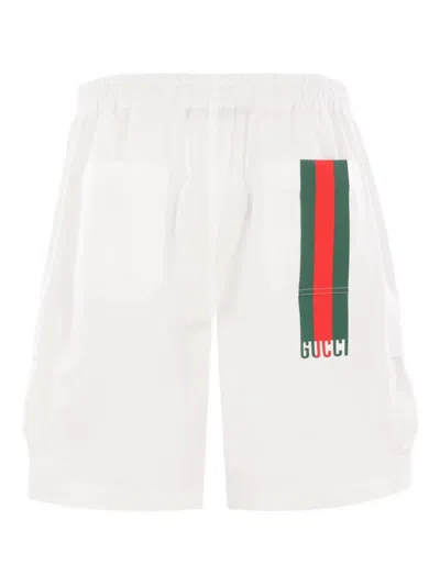 Gucci Men Web Bermuda Shorts