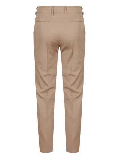 Pt Torino Belt-loops Trousers In Nude