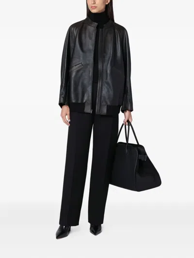 The Row Straight-leg Wool-silk Trousers