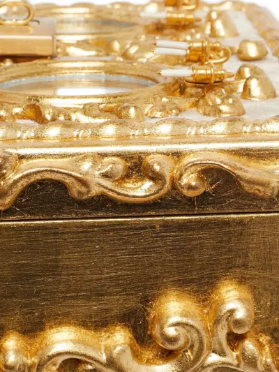 Pre-owned Dolce & Gabbana Baroque Box Clutch Bag