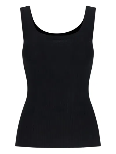 6397 Tank Top In Maglia In Black