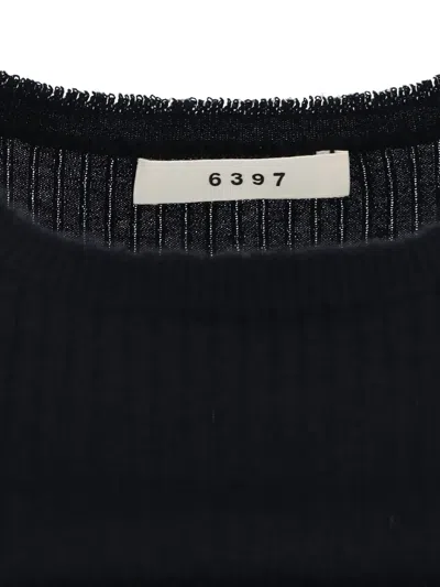 6397 Tank Top In Maglia In Black
