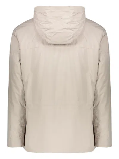 Moorer Techno Fabric Padded Jacket In Neutral
