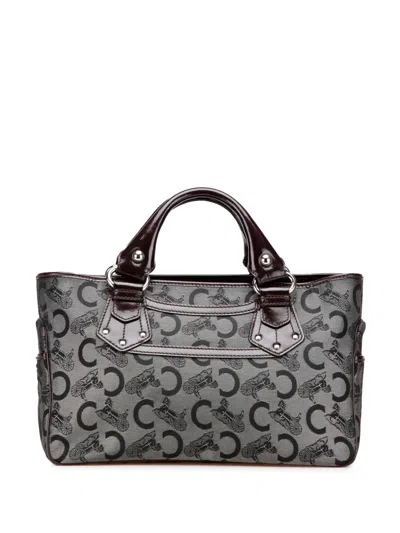 Pre-owned Celine 20th Century C Macadam Canvas Boogie Handbag