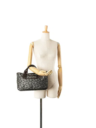 Pre-owned Celine 20th Century C Macadam Canvas Boogie Handbag