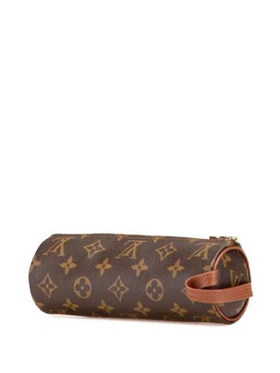 Pre-owned Louis Vuitton 1994 Monogram Trousse Ronde 20 Pouch