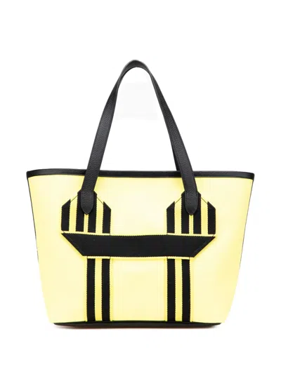 Pre-owned Hermes 2024 Toile Pursangle Tote Bag In Black