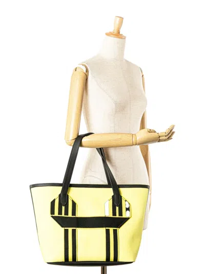 Pre-owned Hermes 2024 Toile Pursangle Tote Bag In Black