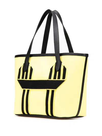 Pre-owned Hermes 2024 Toile Pursangle Tote Bag In Black
