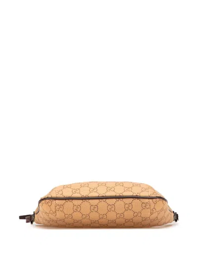 Pre-owned Gucci 2000-2015 Gg Canvas Shoulder Bag In Brown