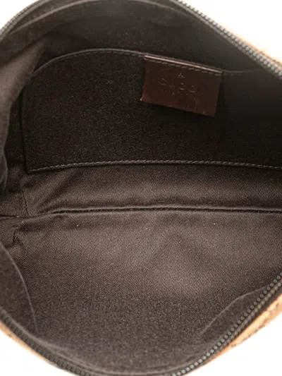 Pre-owned Gucci 2000-2015 Gg Canvas Shoulder Bag In Brown