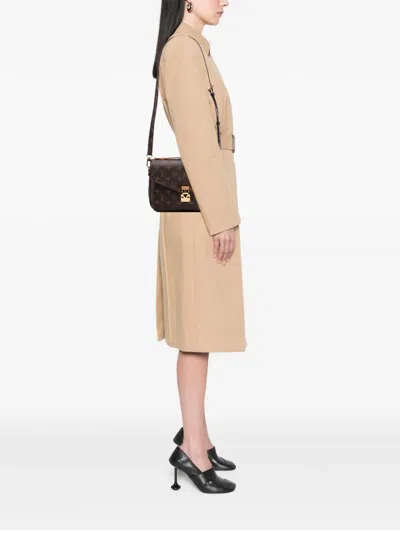 Pre-owned Louis Vuitton 2019 Monogram Pochette Metis Satchel