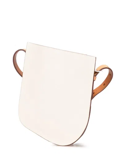 Pre-owned Hermes 2021 Togo Perspective Cavaliere 21 Crossbody Bag In Brown