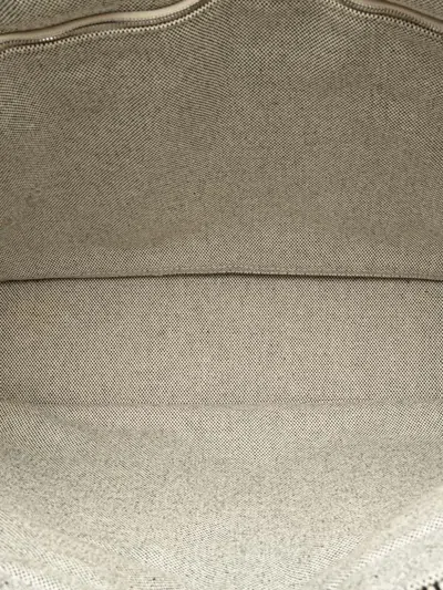 Pre-owned Hermes 1990-2010 Canvas Fourre Tout Mm Tote Bag In Gray