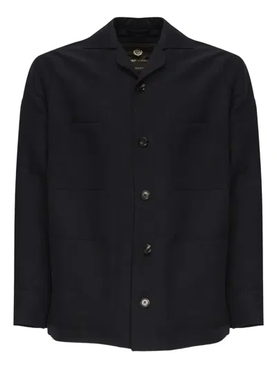 Loro Piana Patch-pocket Button Shirt In Black