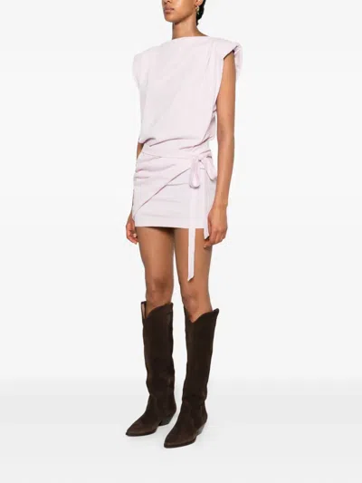 Isabel Marant Marielle Mini Dress In Pink