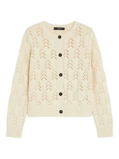 Weekend Max Mara Panaria Open-stitch Cardigan