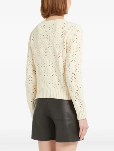 Weekend Max Mara Panaria Open-stitch Cardigan
