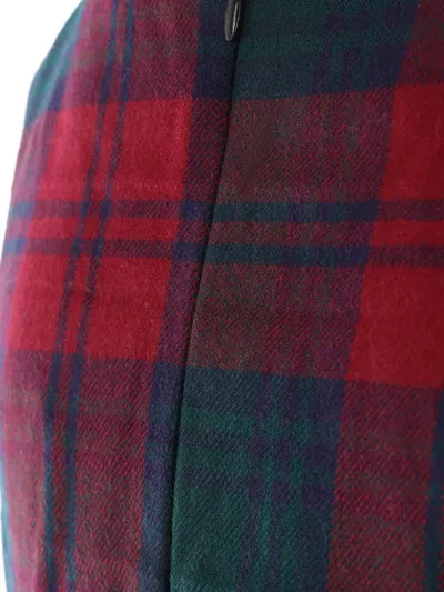 Rave Review Patchwork Checked Wool Dress