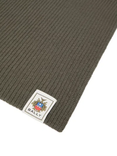 Bally Wool Scarf In Brown