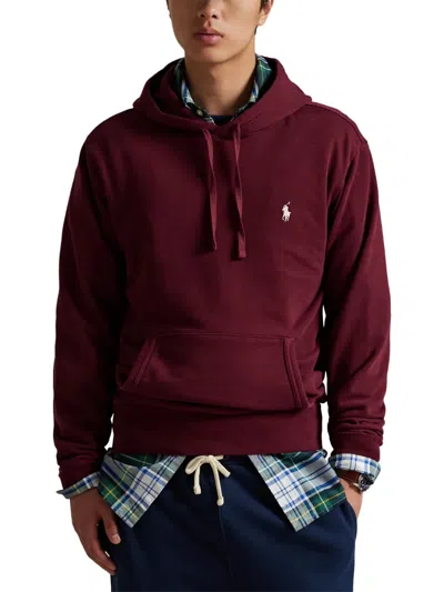 Polo Ralph Lauren Hooded Loopback Fleece Sweater In White
