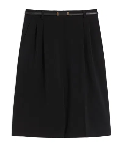 Max Mara Cady Bermuda Shorts In Black