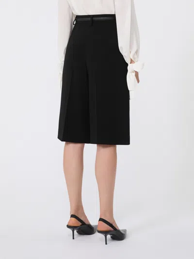 Max Mara Cady Bermuda Shorts In Black