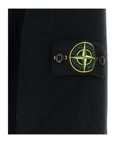 Stone Island Cotton Sweatshirt In Black