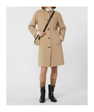 Weekend Max Mara Single-breasted Wool Coat
