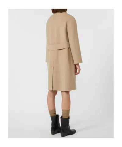 Weekend Max Mara Single-breasted Wool Coat