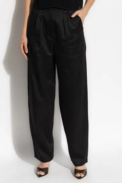 Iro Pleated Casual Pants In Black
