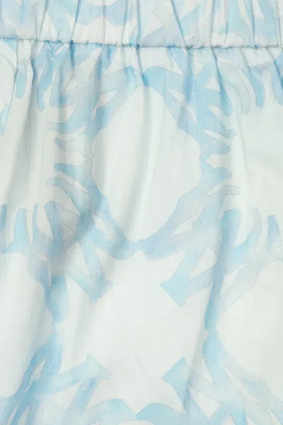 Amiri Pleated Shorts In Blue
