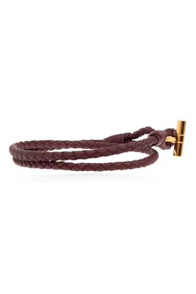 Tom Ford T Plaque Braided Bracelet