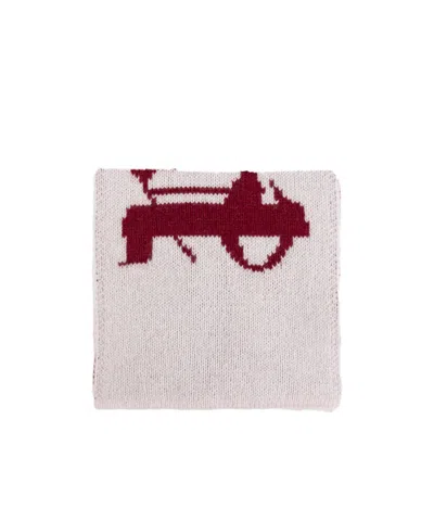 Palm Angels Kids Logo-intarsia Scarf