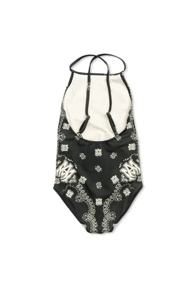 Amiri Patterned One Piece Swimsuit In Green