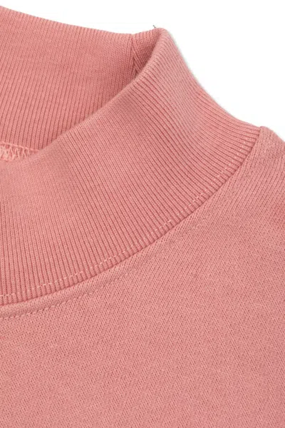 Palm Angels Kids Logo Printed Sweatshirt In Pink