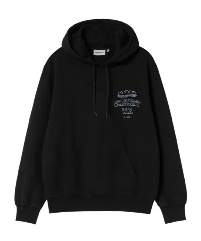 Carhartt Hooded Kangaroo Pocket Sweater In Black