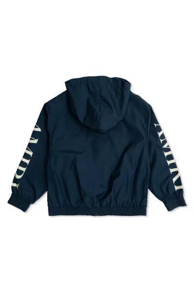 Amiri Hooded Jacket In Blue