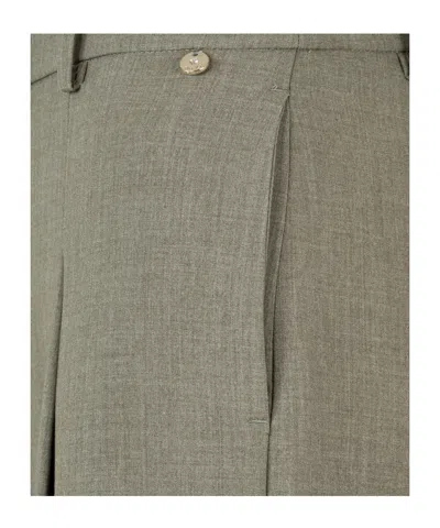 Liu •jo Pleated Zipper Casual Pants In Gray